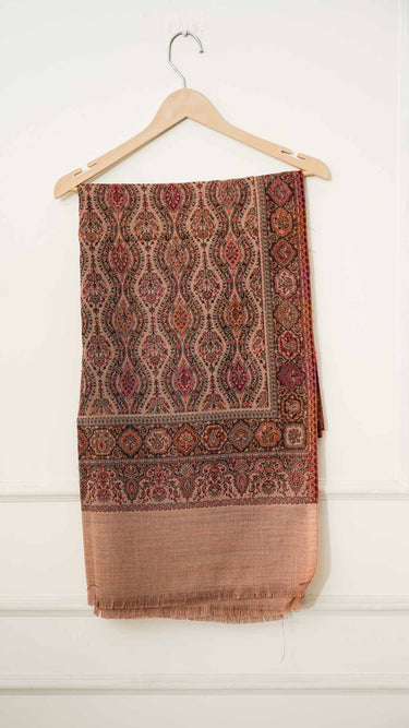 Thread Embroidered Shawl Elegance