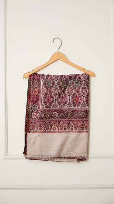 Thread Embroidered Shawl Elegance