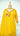 Women's Floral Pattern Handwork Kurta Set in Lemon