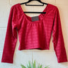Full Sleeve Stretchable Blouse Ivy - House of Nepal