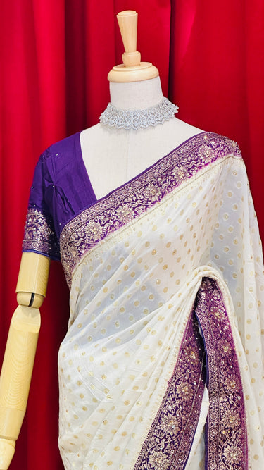 Dola Silk Heavy Handwork Saree
