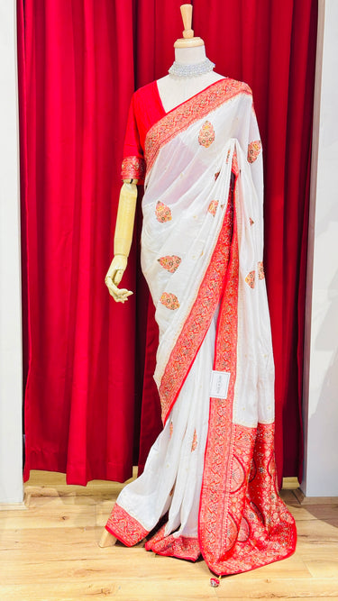 Heavy Handwork Saree