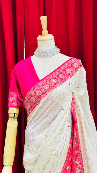 Dola Silk Handwork Saree