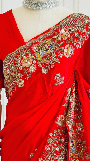 Heavy Gajji Border Saree