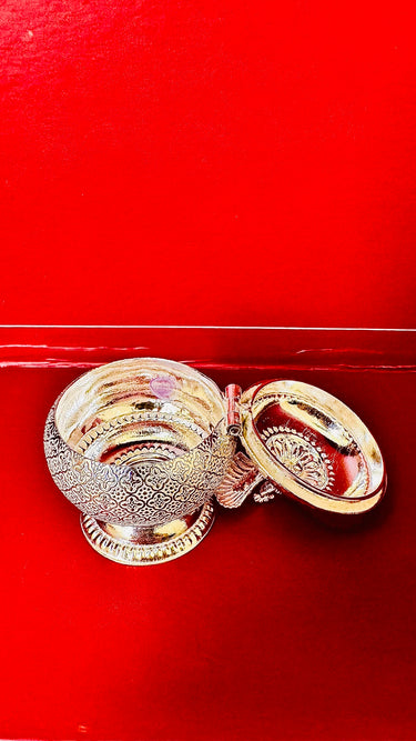 Pure Silver Sindur Box