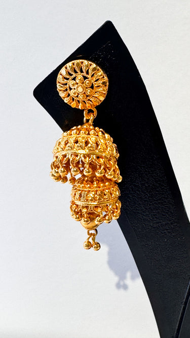 Jhummar Gold Imitation Jhumki Aabha