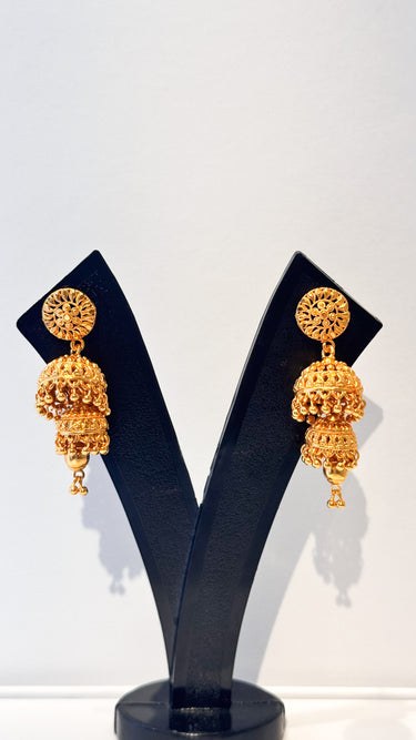 Jhummar Gold Imitation Jhumki Aabha