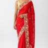 Pure Georgette Handwork Saree - House of Nepal