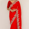 Pure Georgette Handwork Saree - House of Nepal