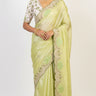 Jimmy Choo Saree in Multi Resham - House of Nepal