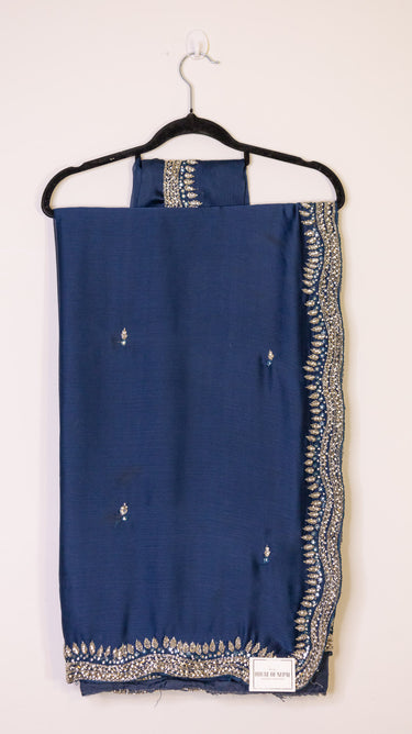 Crepe Chiffon Handwork Saree - House of Nepal
