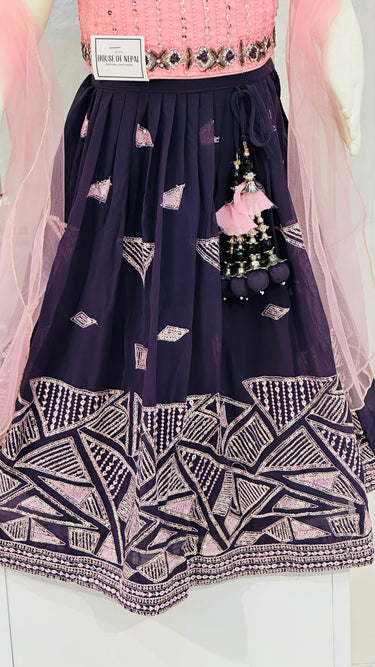 Pink Lehenga Choli Set