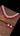 Vani Kundan Necklace in Magenta with Earrings
