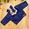 Half Sleeve Boutique Blouse Denim Delight - House of Nepal