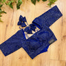 Half Sleeve Boutique Blouse Denim Delight - House of Nepal