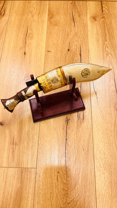 9 Inches Nepalese Souvenir  Khukuri with Stand - House of Nepal