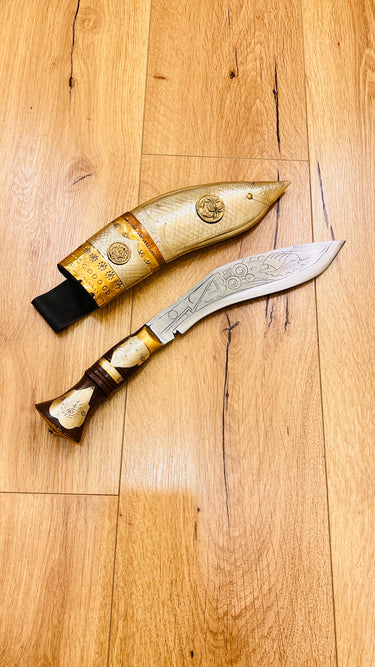 9 Inches Nepalese Souvenir  Khukuri with Stand - House of Nepal