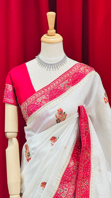 Dola Silk Handwork Saree
