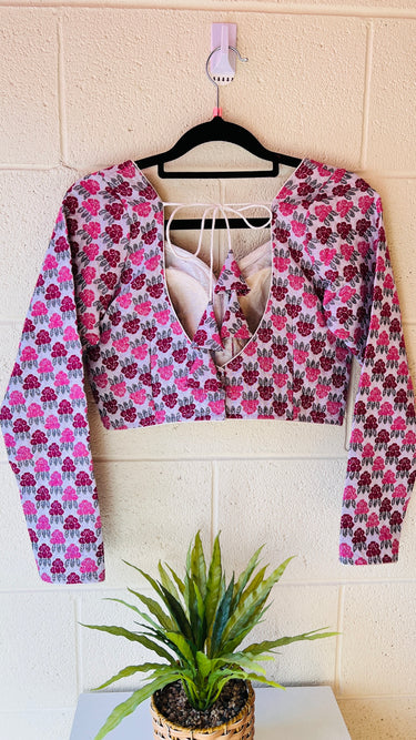 Traditional Nepali Dhaka Blouse
