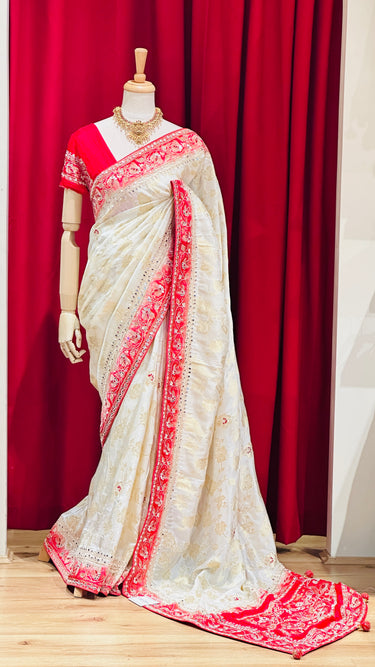 Pure Silk Hand work Saree