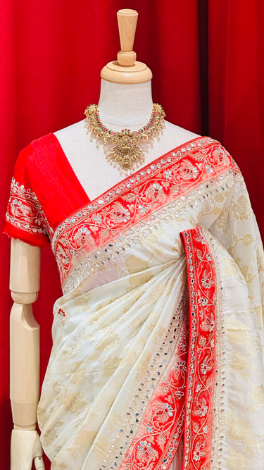 Pure Silk Hand work Saree