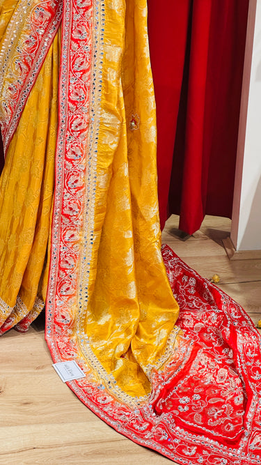 Pure Silk Hand work Saree