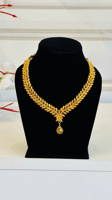 Gold Imitation Necklace Golden Whisper