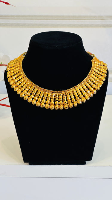 Gold Imitation Necklace Dhanushya