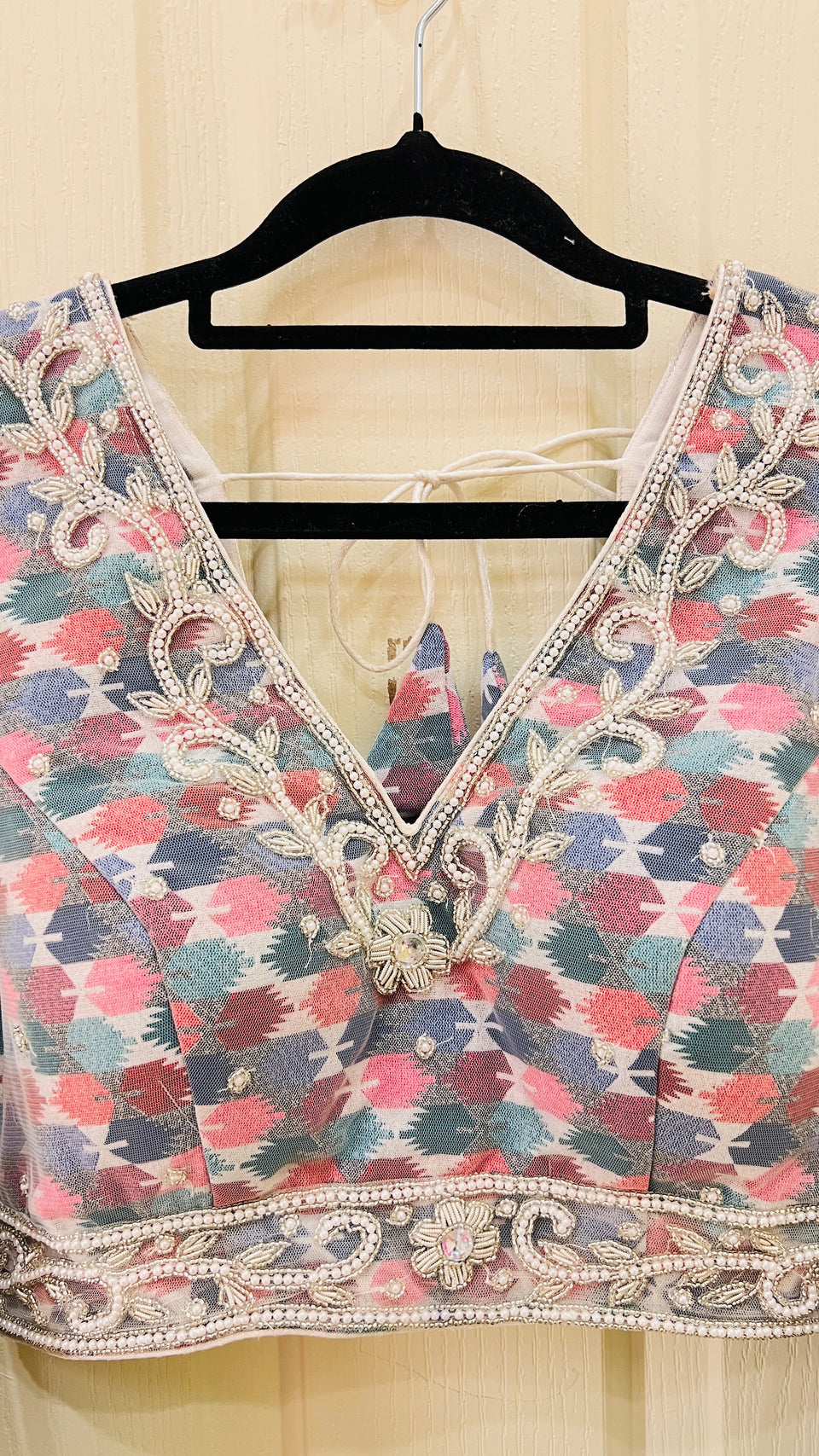 Full Sleeve Traditional Nepali Dhaka Blouse House of Nepal