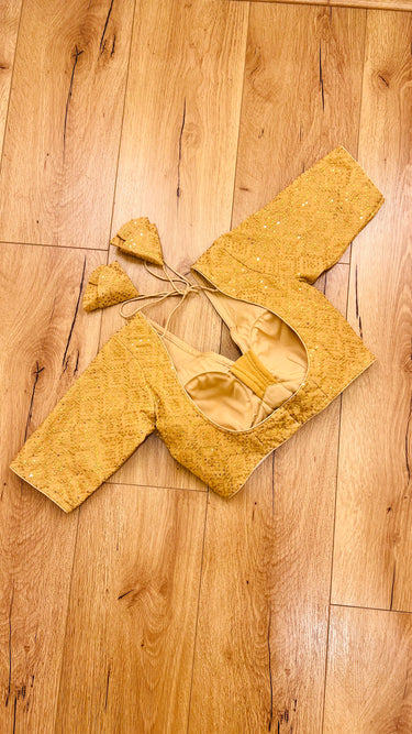 Half Sleeve Boutique Blouse Glided Grace