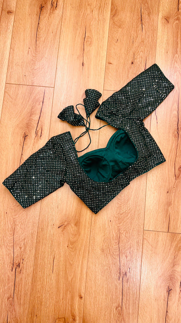 Half Sleeve Boutique Blouse Jade