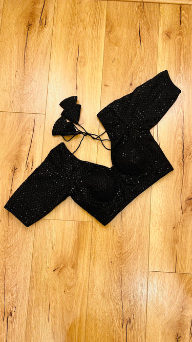 Half Sleeve Boutique Blouse Carbon Chic