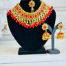 Designer Necklace Set With Earrings and Bindi - House of Nepal