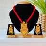 Gold Plated Hydro Crystal Tilhari With Earrings Iris - House of Nepal