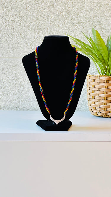 American Diamond Hydro Crystal Mangalsutra Lilac