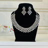 White American Diamond Necklace With Earrings Arcturus - House of Nepal