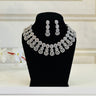 White American Diamond Necklace With Earrings JewelSculpt - House of Nepal
