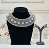 White American Diamond Necklace With Earrings Capella - House of Nepal