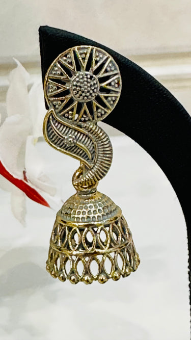 Grey Mini Jhumka Orchid - House of Nepal