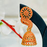 Peach Mini Jhumka Orchid - House of Nepal