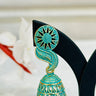 Aqua Mini Jhumka Orchid - House of Nepal