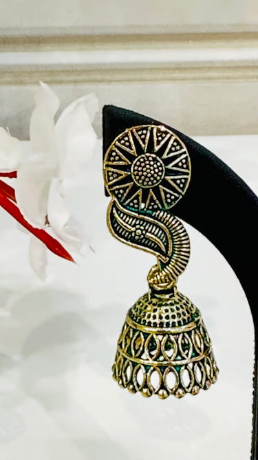 Green Mini Jhumka Orchid - House of Nepal