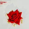 Red Rose Flower Hair Clip Blossom - House of Nepal