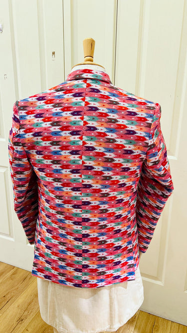 Dhaka  Blazer in Red