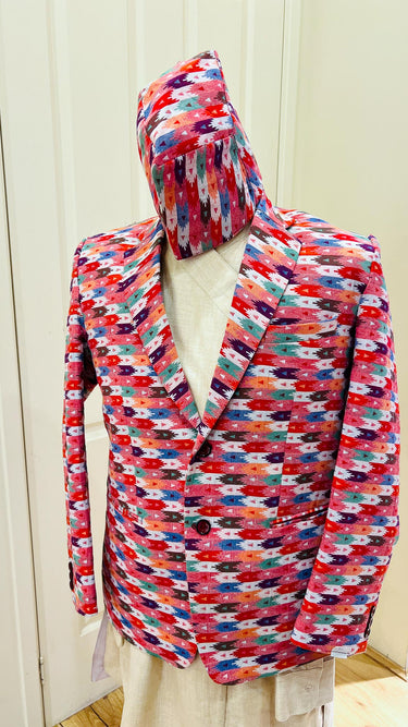 Dhaka  Blazer in Red