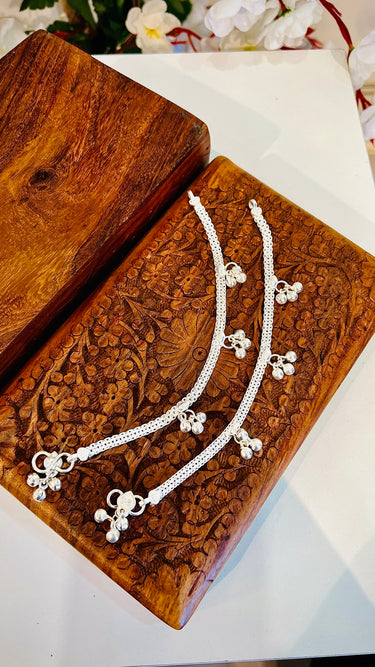 Kids Silver Anklet Ankluxe