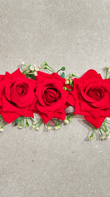 Red Rose Flower Hair Clip Daisy