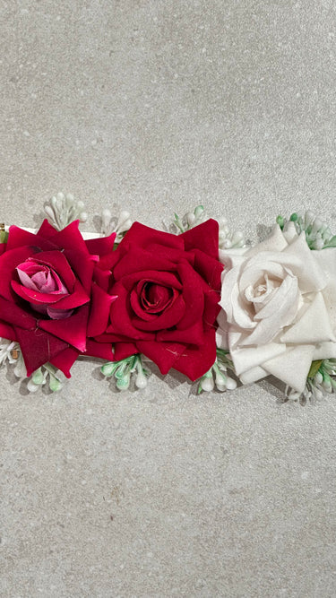 Multicolour Rose Flower Hair Clip Aster