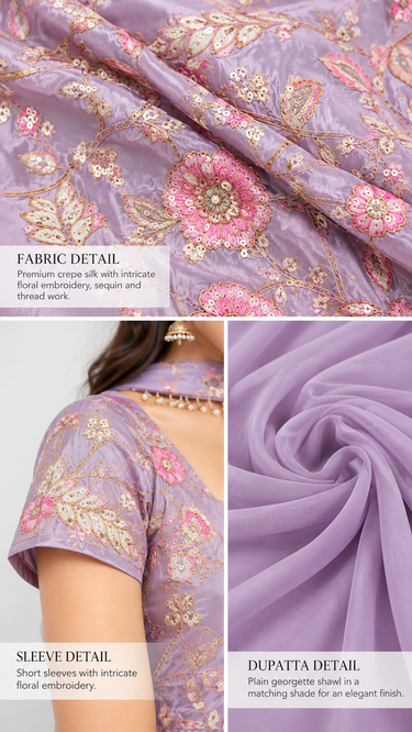 Crepe Silk Position 90s Kurti with Bellybottoms
