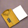 Cotton Kurta Set Mustard - House of Nepal